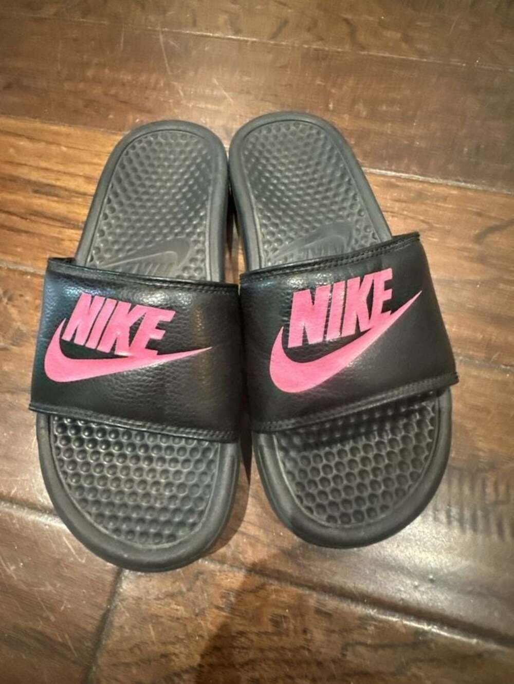 Nike Benassi JDI Women's Slide Sandals Black/Pink